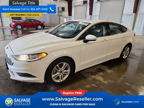 Used 2018 Ford Fusion SE w/ Fusion SE Technology Package FWD image 1