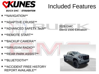 New 2026 GMC Sierra 1500 Elevation w/ Elevation Premium Package