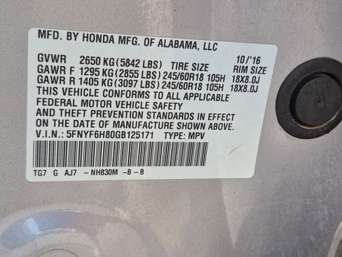 Used 2016 Honda Pilot EX-L image 36