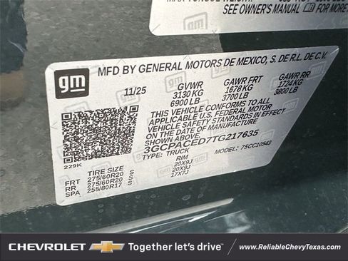 New 2026 Chevrolet Silverado 1500 LT w/ Texas Edition Plus image 27