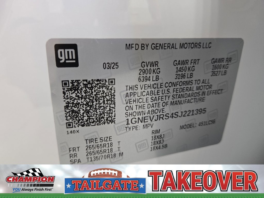 Used 2025 Chevrolet Traverse Z71 w/ Enhanced Driving Package AWD/4WD image 37