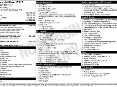 Certified 2024 Chevrolet Blazer LT w/ Convenience Package FWD image 14