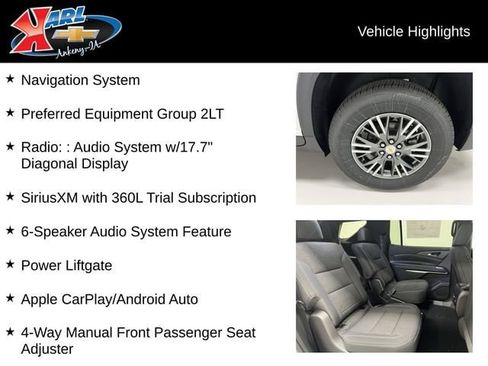 New 2026 Chevrolet Traverse LT AWD/4WD image 3