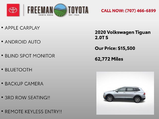 Used 2020 Volkswagen Tiguan S FWD image 5