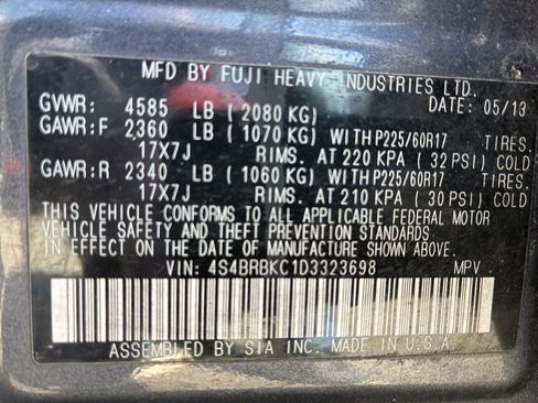 Used 2013 Subaru Outback 2.5i Limited w/ Moonroof Pkg AWD/4WD image 19