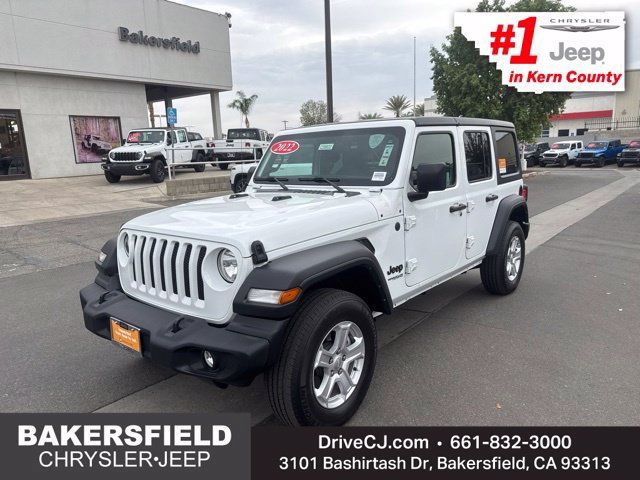 Certified 2022 Jeep Wrangler Unlimited Sport AWD/4WD image 1
