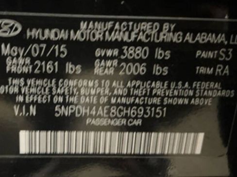 Used 2016 Hyundai Elantra SE w/ Option Group 02 image 12