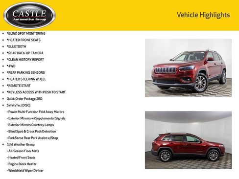 Used 2019 Jeep Cherokee Latitude Plus w/ Cold Weather Group image 3
