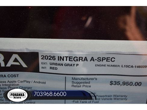 New 2026 Acura Integra A-Spec image 34