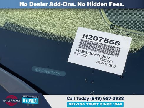 Used 2017 Chevrolet Cruze Premier FWD image 36