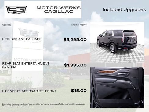 Used 2021 Cadillac Escalade Premium Luxury w/ LPO, Radiant Package image 9