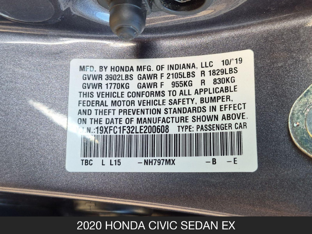 Used 2020 Honda Civic EX image 25