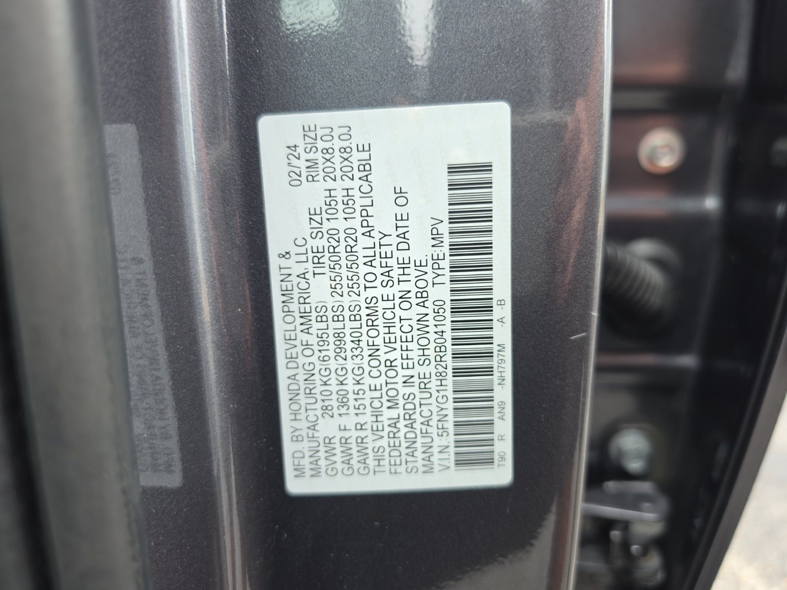 Certified 2024 Honda Pilot Elite image 32