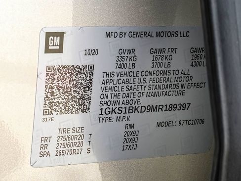 Used 2021 GMC Yukon SLT w/ SLT Luxury Plus Package RWD image 76