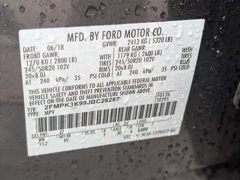 Used 2018 Ford Edge Titanium w/ Equipment Group 301A image 24