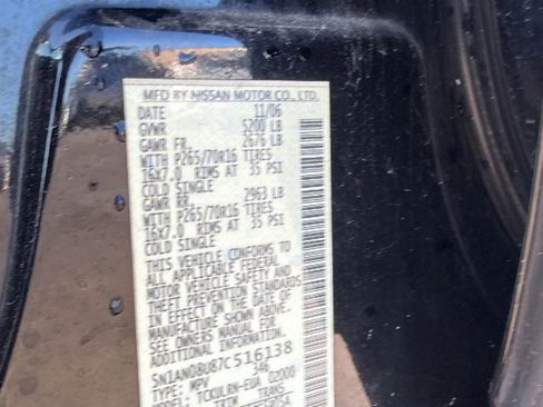 Used 2007 Nissan Xterra S w/ Utility Pkg image 31