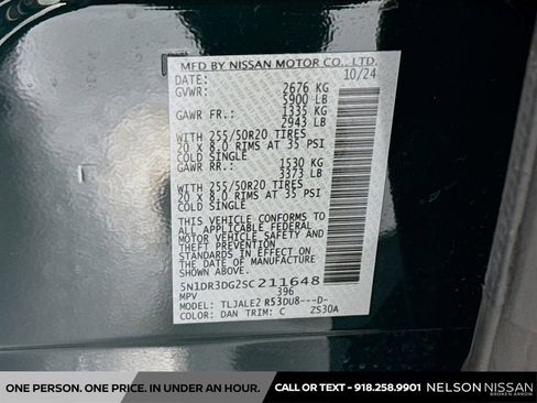 Certified 2025 Nissan Pathfinder Platinum w/ Cargo Package FWD image 35