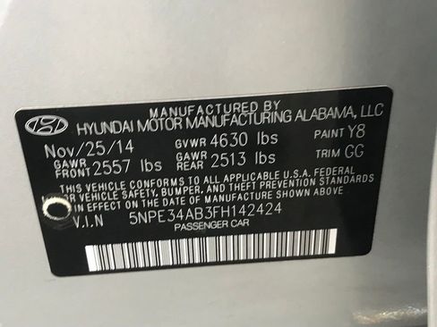 Used 2015 Hyundai Sonata Limited 2.0T image 49