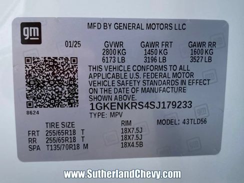 Used 2025 GMC Acadia Elevation FWD image 53