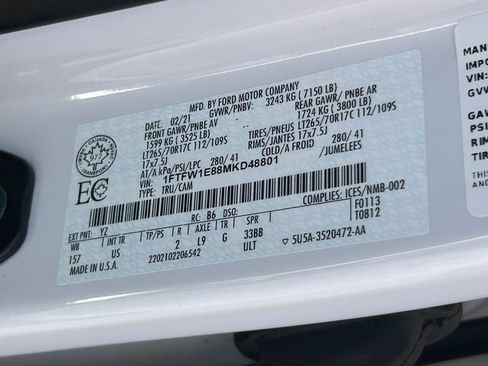 Used 2021 Ford F150 XLT w/ Equipment Group 301A Mid AWD/4WD image 38