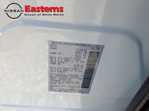 New 2026 Nissan Pathfinder Platinum image 31