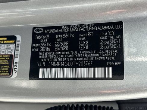 New 2026 Hyundai Santa Fe SE FWD image 32