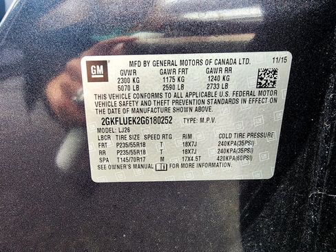 Used 2016 GMC Terrain SLT w/ Open Road Package AWD/4WD image 19