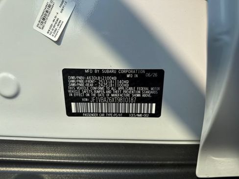 New 2026 Subaru WRX tS AWD/4WD image 19