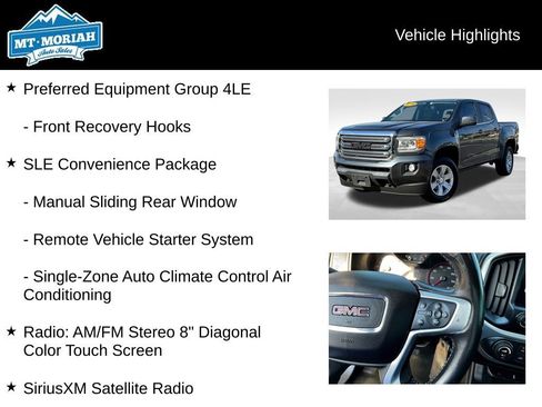 Used 2016 GMC Canyon SLE w/ SLE Convenience Package AWD/4WD image 4