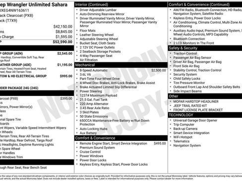 Used 2022 Jeep Wrangler Unlimited Sahara w/ Dual Top Group image 46