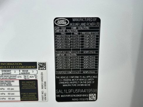 Used 2024 Land Rover Range Rover Sport Dynamic SE AWD/4WD image 53