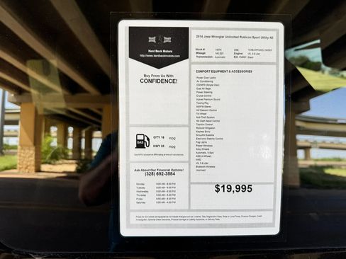 Used 2014 Jeep Wrangler Unlimited Rubicon w/ Connectivity Group AWD/4WD image 30