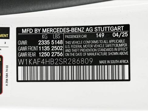 New 2025 Mercedes-Benz C 300 4MATIC Sedan image 27