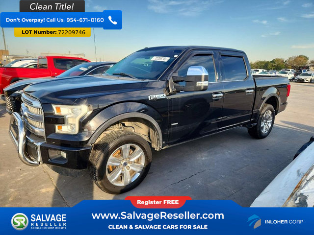 Used 2015 Ford F150 Platinum w/ Equipment Group 701A Luxury AWD/4WD image 1