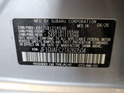New 2026 Subaru Impreza 2.0i Sport AWD/4WD image 35
