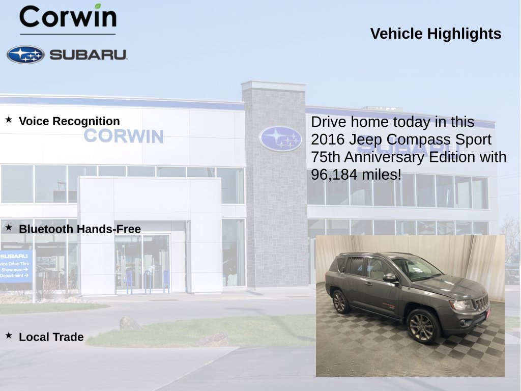 Used 2016 Jeep Compass 75th Anniversary w/ Power Value Group AWD/4WD image 6