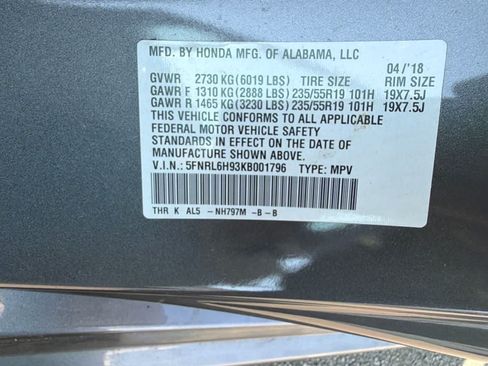 Used 2019 Honda Odyssey Elite image 21