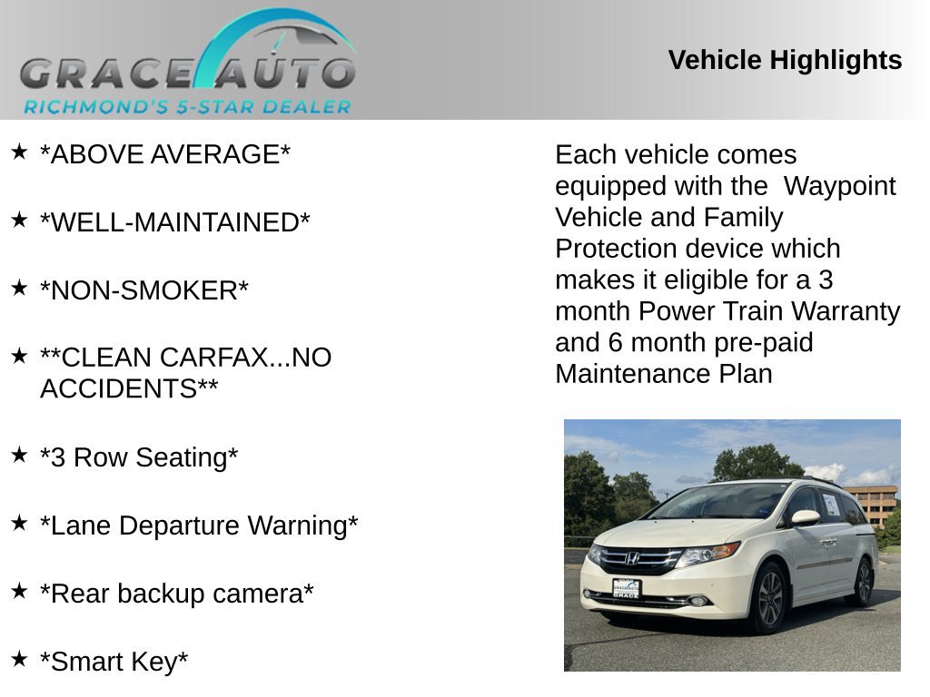 Used 2017 Honda Odyssey Touring image 2