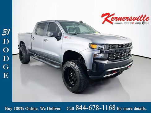 Used 2021 Chevrolet Silverado 1500 Custom Trail Boss w/ LPO, Dark Essentials Package image 1
