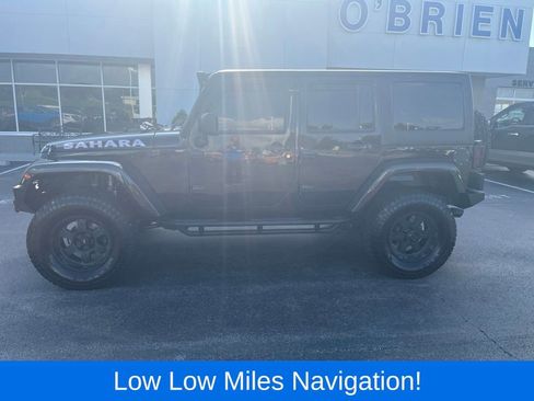 Used 2015 Jeep Wrangler Unlimited Sahara w/ Max Tow Package AWD/4WD image 2