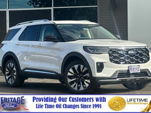 New 2026 Ford Explorer Platinum w/ LUX Leather Package AWD/4WD image 2