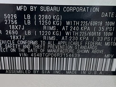 Used 2024 Subaru Outback Touring XT AWD/4WD image 33
