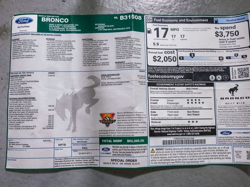 Used 2022 Ford Bronco Wildtrak image 55