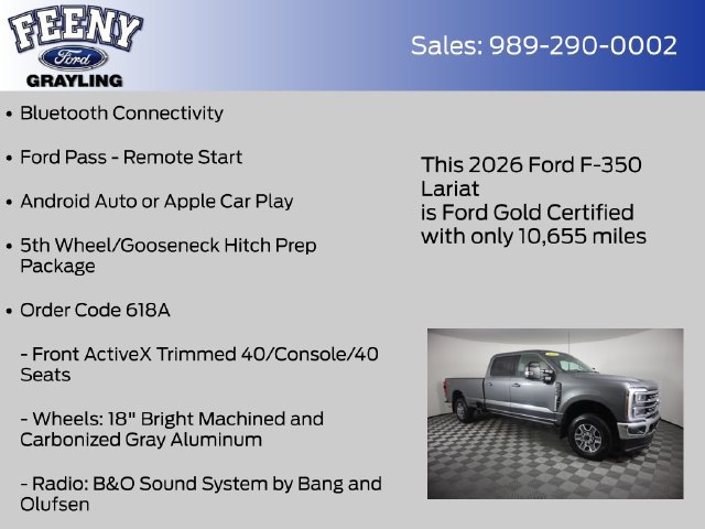 Certified 2026 Ford F350 Lariat w/ Lariat Ultimate Package AWD/4WD image 9