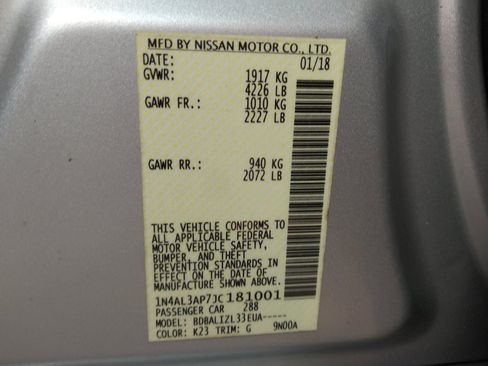 Used 2018 Nissan Altima 2.5 SV FWD image 33