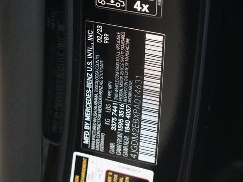 Certified 2023 Mercedes-Benz EQS 450+ 4MATIC SUV image 31