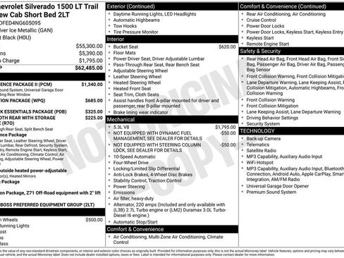 Used 2022 Chevrolet Silverado 1500 LT Trail Boss w/ Convenience Package II AWD/4WD image 40