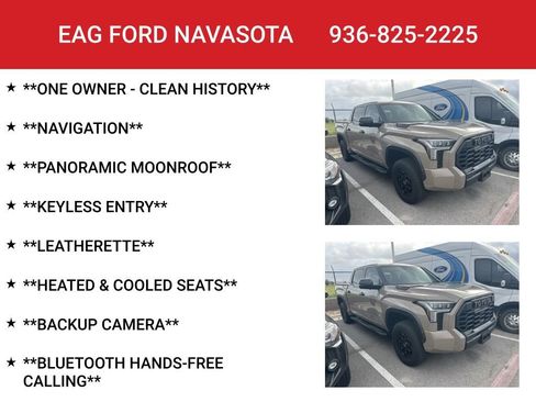 Used 2025 Toyota Tundra TRD Pro w/ TRD Performance Package (GST) AWD/4WD image 2