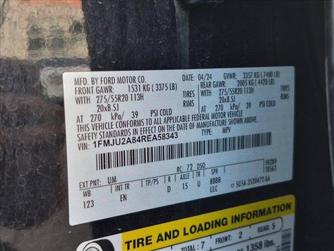 Used 2024 Ford Expedition Limited AWD/4WD image 17