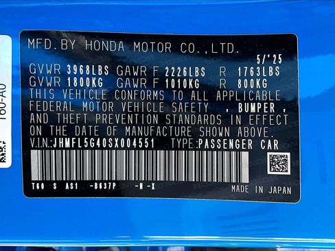 Used 2025 Honda Civic Type R image 37